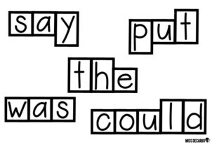 word shapes